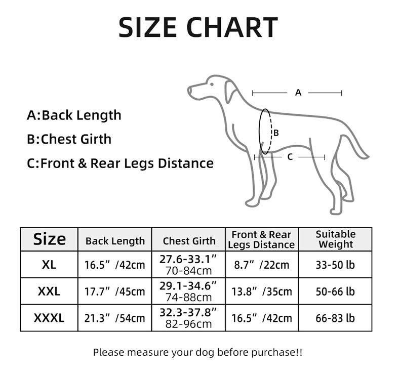 Dog Lift Harness