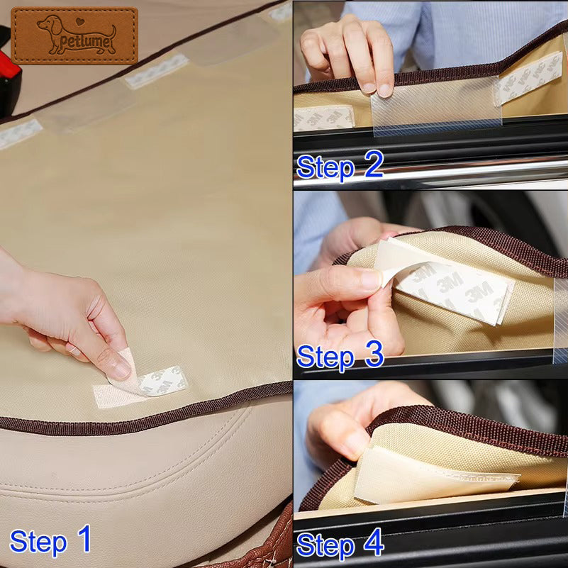 Foldable Oxford Pet Car Door Protector