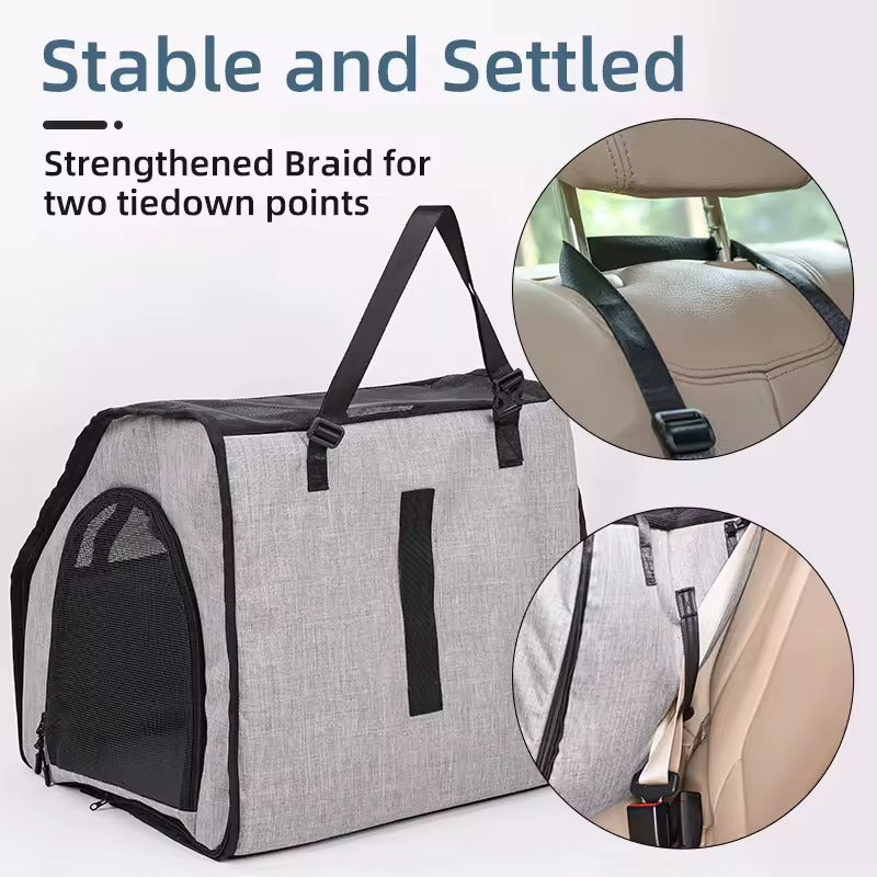 Multifunctional Foldable Pet Car Seat Carrier