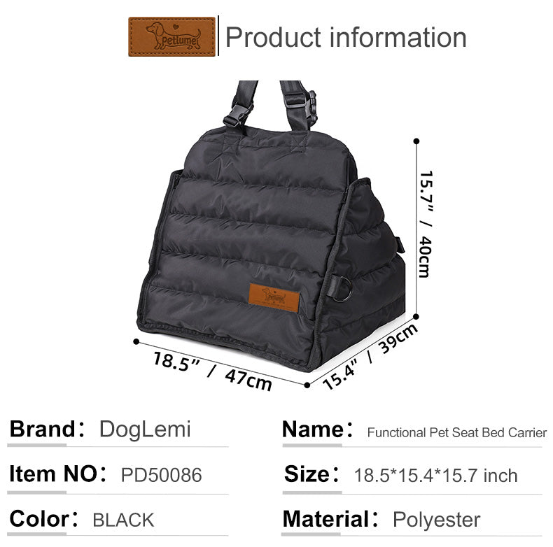 Luxury Waterproof Foldable Dog Car Seat Cover