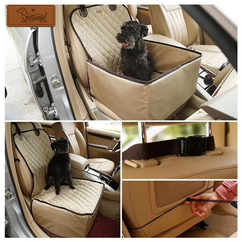 2-in-1 Waterproof Pet Car Seat Cover
