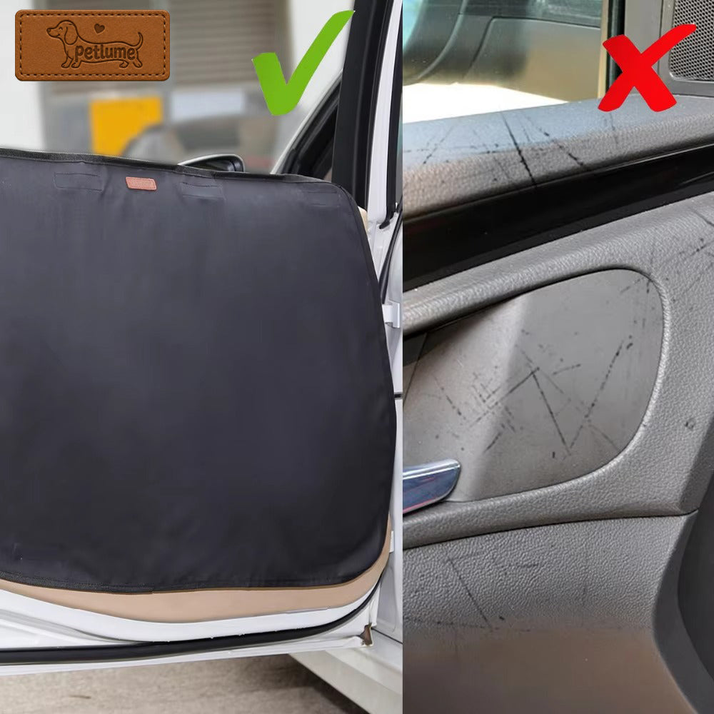 Foldable Oxford Pet Car Door Protector