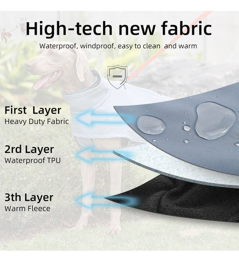 Designer Waterproof Dog Coat