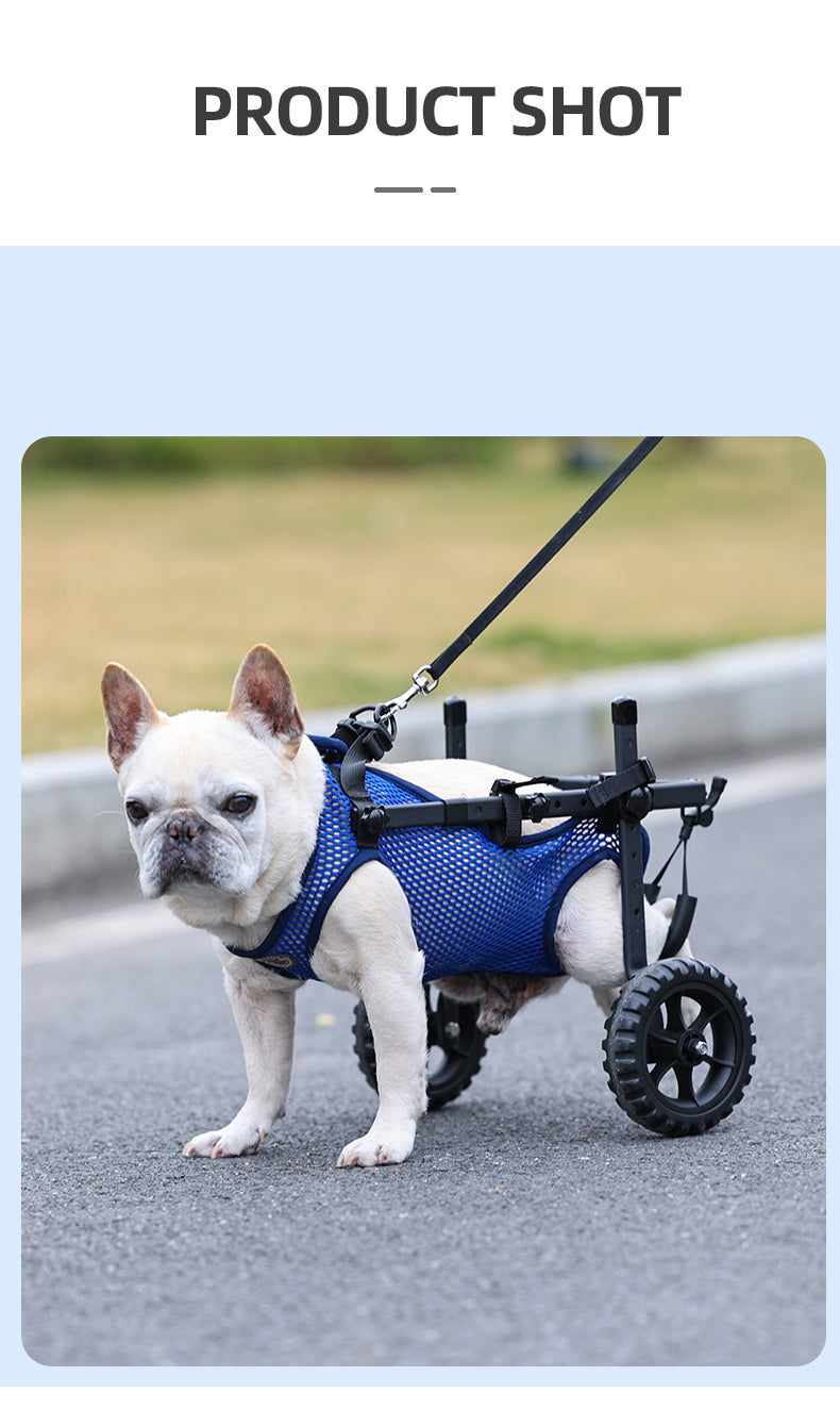 Adjustable 2-Wheel Pet Wheelchair