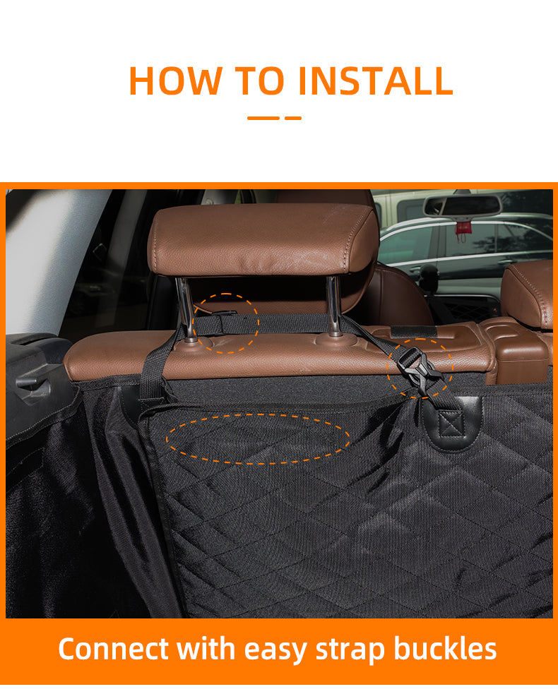 car rear seat cover for dogs