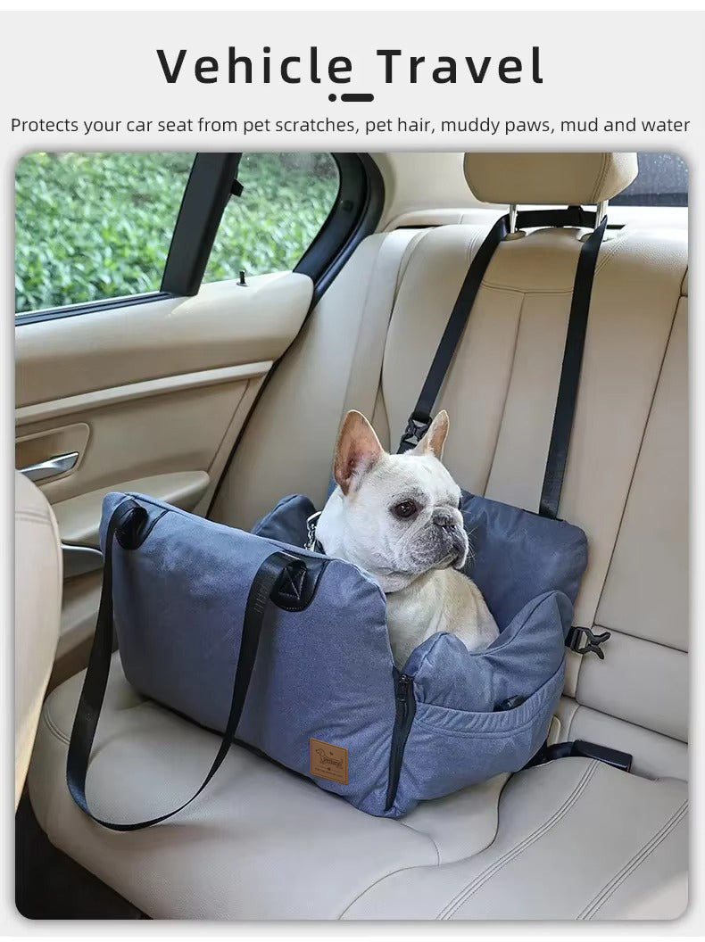 Luxury Inflatable Pet Car Travel Bed – Washable & Portable